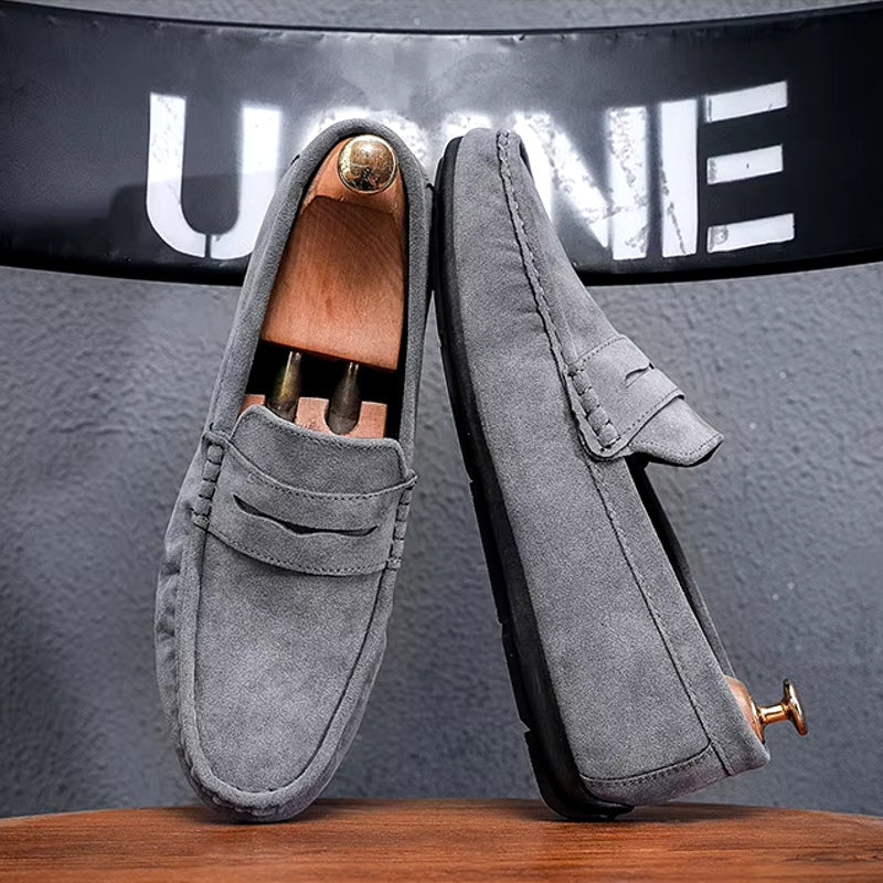 Men Flats Lightweight Driving Shoes Loafers - Tophatter Daily Deals