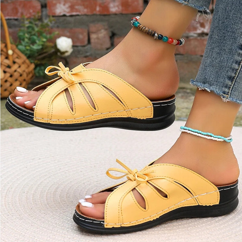 Women Sandals Sweet Wedges Heels Sandals Shoes - Tophatter Daily Deals
