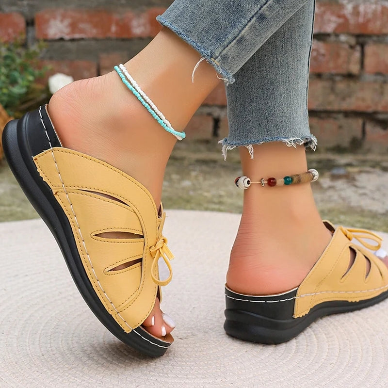 Women Sandals Sweet Wedges Heels Sandals Shoes - Tophatter Daily Deals