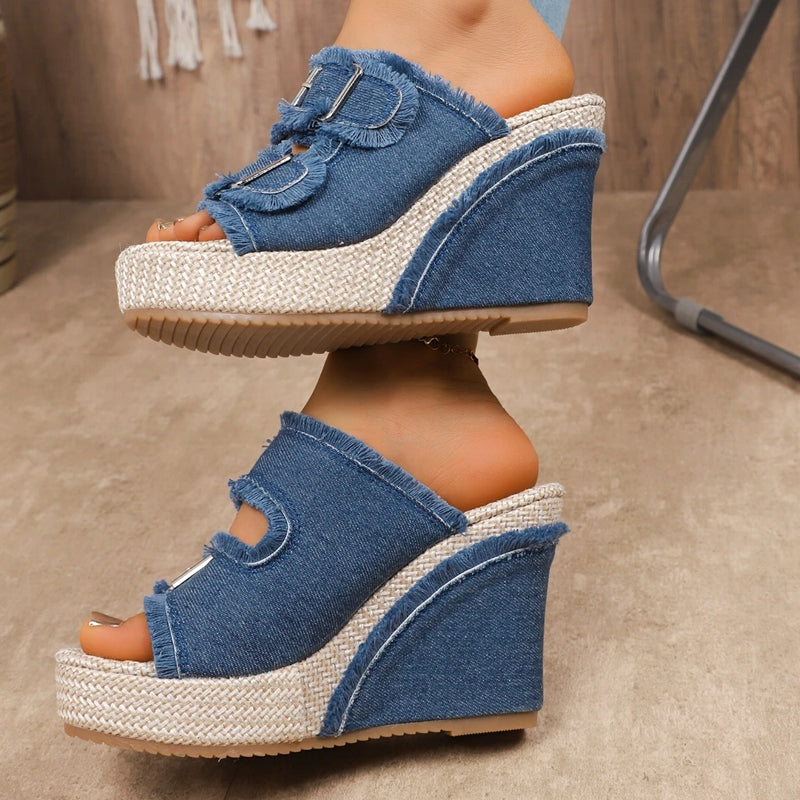 Fashion Platform Sandals Comfortable Anti-slip Designer Sandals Casual Women Shoes - Tophatter Daily Deals