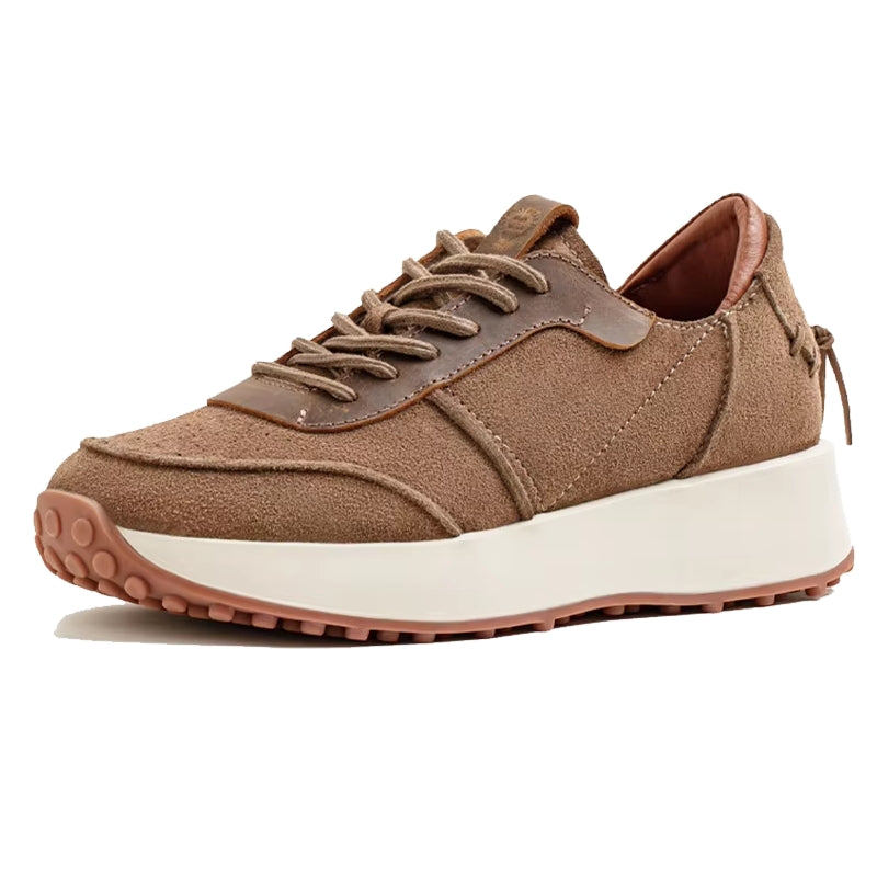 Retro 70's Jogging Leather Sneakers Men Shoes - Tophatter Daily Deals