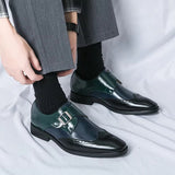 Men Loafers Color Matching Flat Shoes Men Dresses Shoes - Tophatter Daily Deals