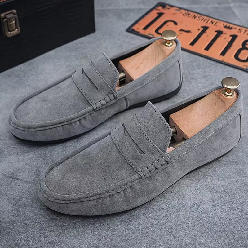 Men Flats Lightweight Driving Shoes Loafers - Tophatter Daily Deals