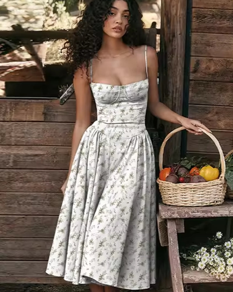 Elegant Events Corset Dress Sexy Strapless Midi Dresses Light Green Midi Dresses - Tophatter Daily Deals