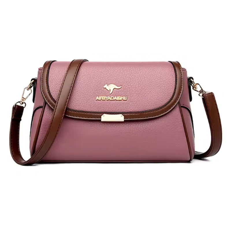 Synthetic Leather Small Shoulder Bags for Women Purple Women Bag - Tophatter Daily Deals
