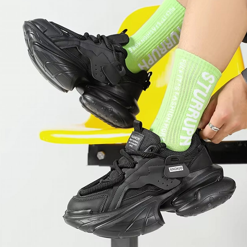 The Rise of Platform Thick Sole Sneakers Men Sneakers - Tophatter Daily Deals