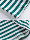Perfect Blend of Style and Comfort Striped T-Shirt Blouses - Tophatter Daily Deals