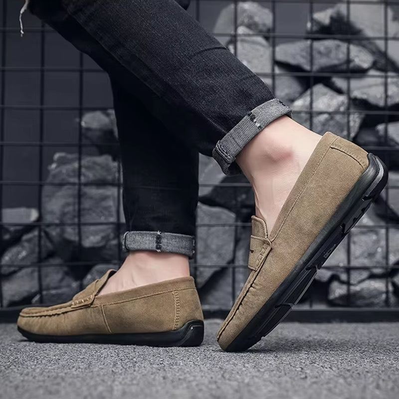 Men Flats Lightweight Driving Shoes Loafers - Tophatter Daily Deals