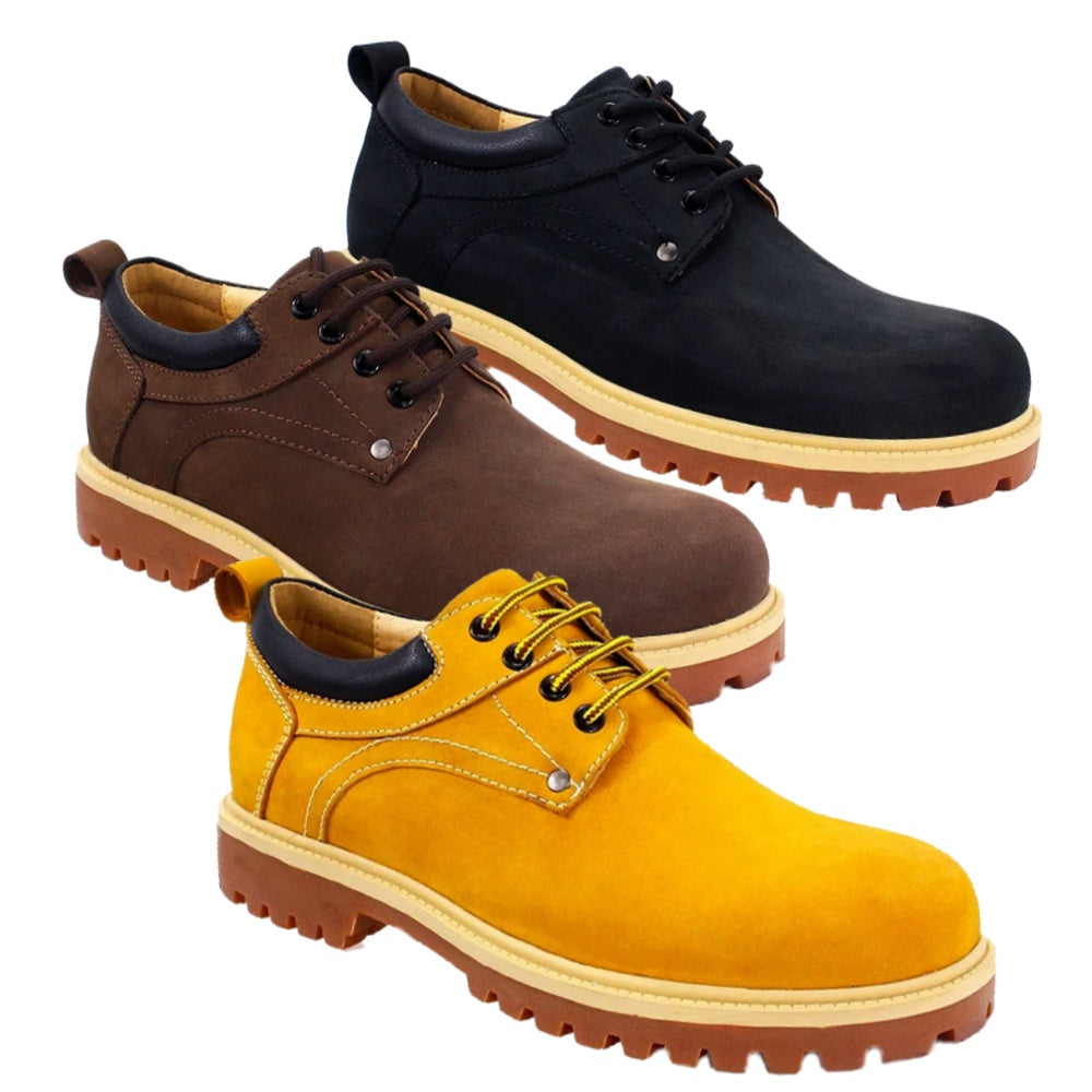 Classic Men's Waterproof Nubuck Chukka Hiking Boots Men Shoes - Tophatter Daily Deals