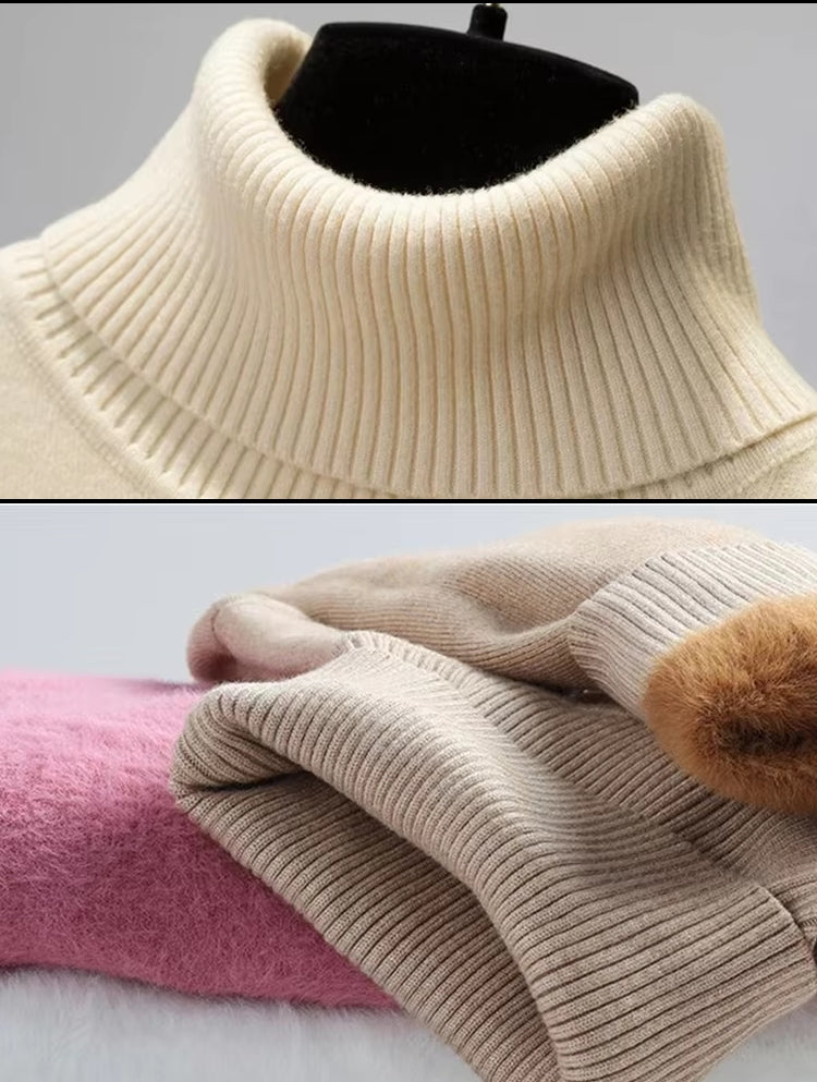 The Elegant Thick Slim Knitted Pullover Blouses - Tophatter Daily Deals