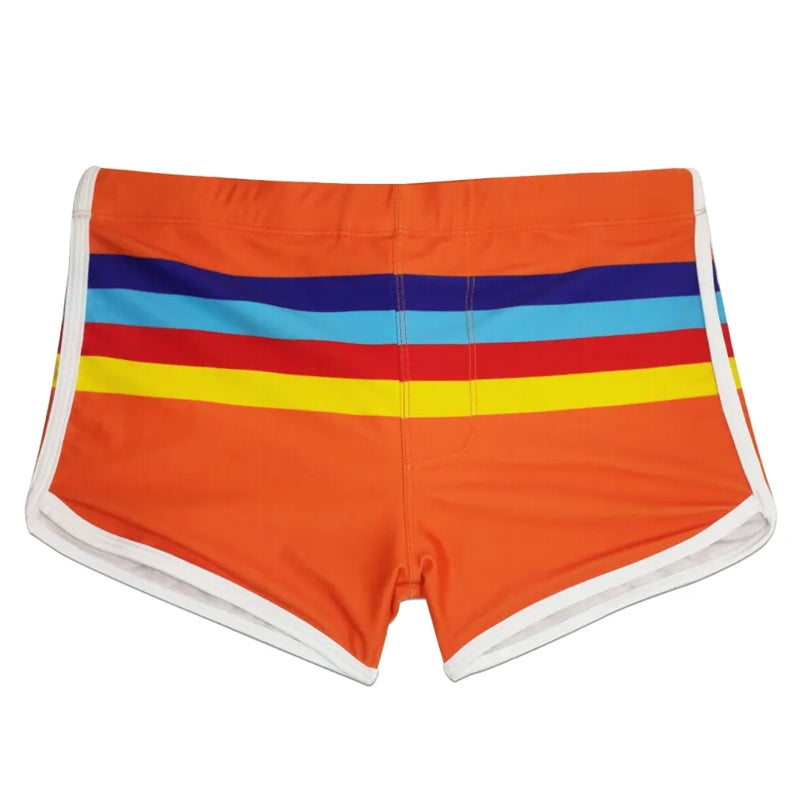 Sexy rainbow Pride Strips Swimwear Pad Push-up Swimsuit - Tophatter Daily Deals