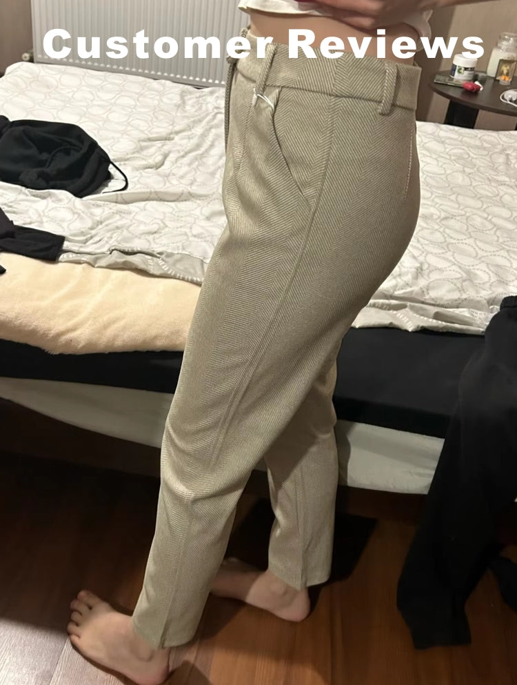 Women Harem Pencil Woolen Pants Jumpsuits & Pants - Tophatter Daily Deals