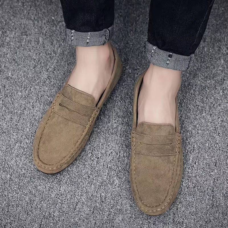 Men Flats Lightweight Driving Shoes Loafers - Tophatter Daily Deals