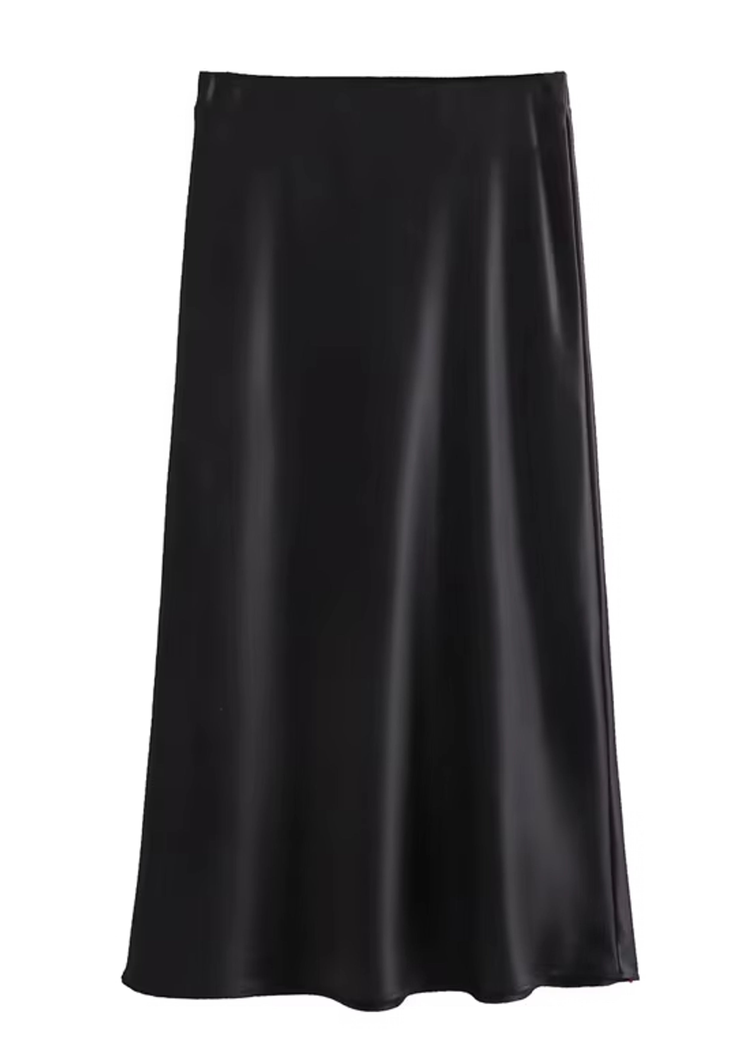 Satin Skirt Women High Waist Long Skirts For Women Dresses - Tophatter Daily Deals