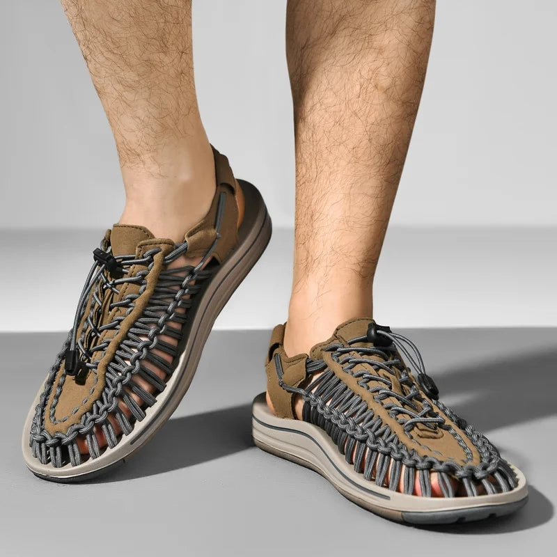 Casual Flat Outdoor Couples Sandals Men Sandals - Tophatter Daily Deals