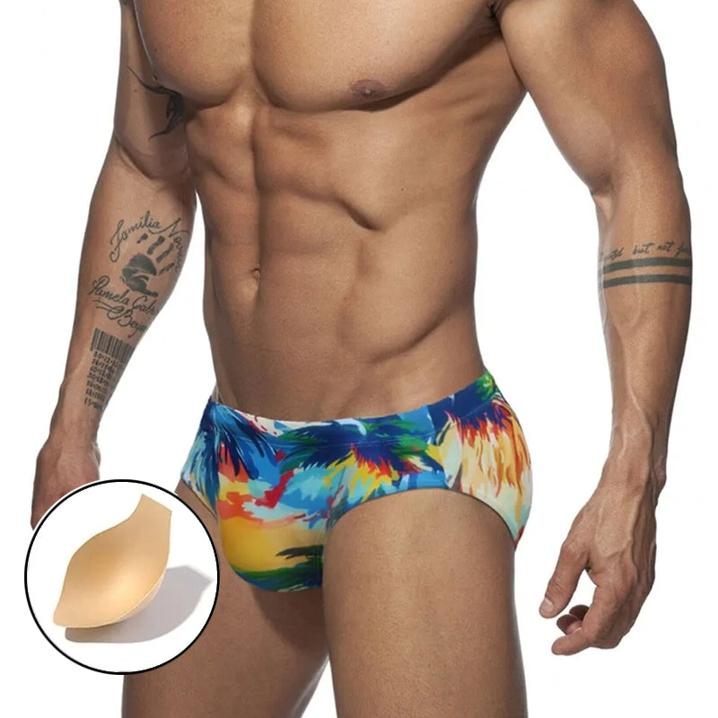Sexy Briefs Swimming Trunks Tight Stretch Bathing Suit Men Swimsuit - Tophatter Daily Deals