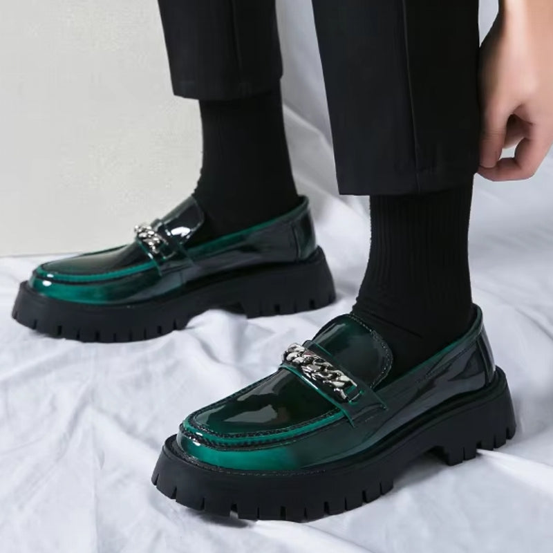 British Style Men Wedding Leather Shoes Loafers - Tophatter Daily Deals