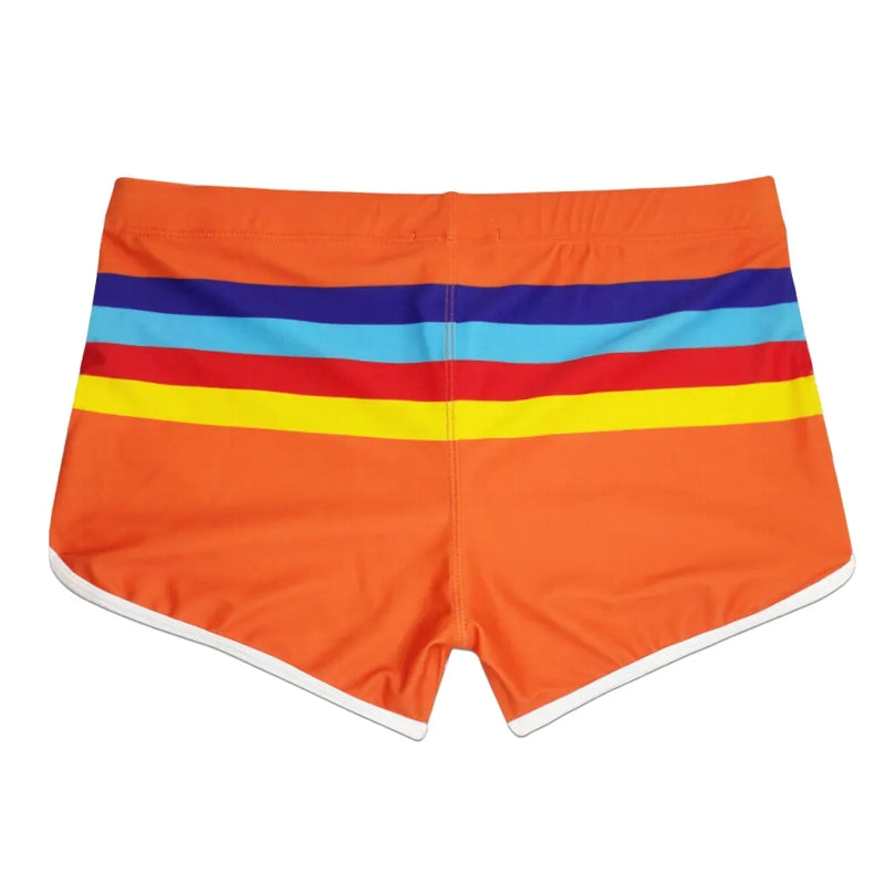 Sexy rainbow Pride Strips Swimwear Pad Push-up Swimsuit - Tophatter Daily Deals