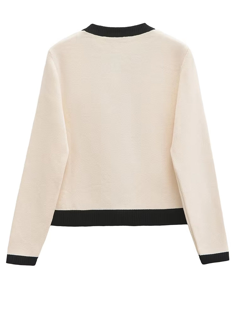 Elegant Women Knitted Cardigan Sweater Blouses - Tophatter Daily Deals