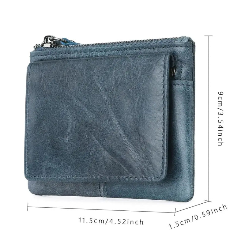 Retro RFID Wallet Small Men Credit ID Card Holder Wallets - Tophatter Daily Deals