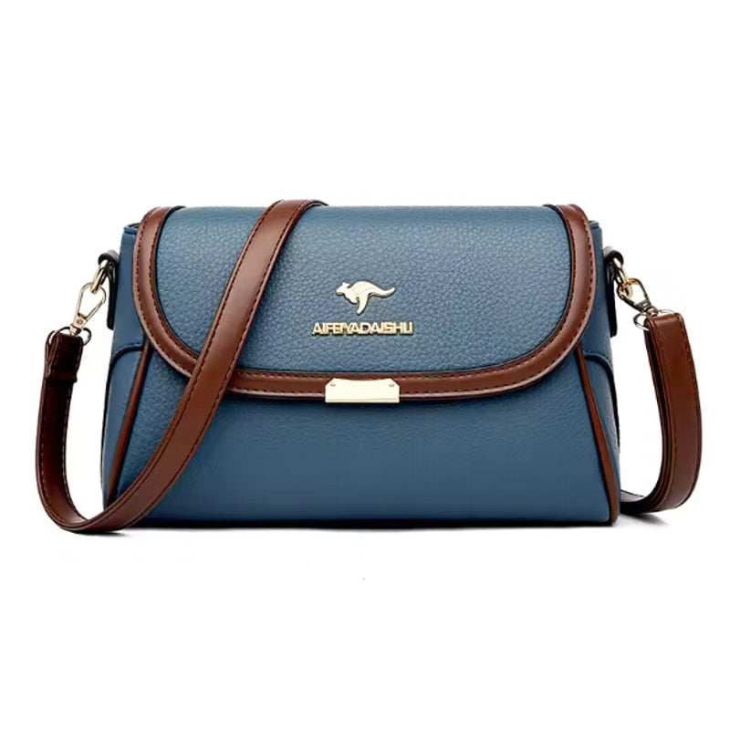Synthetic Leather Small Shoulder Bags for Women Blue Women Bag - Tophatter Daily Deals