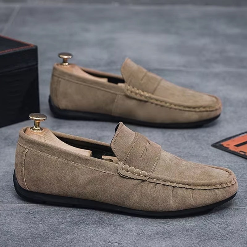 Men Flats Lightweight Driving Shoes Loafers - Tophatter Daily Deals