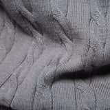 Round Neck Classic Twist Patterned Pullover Knitted Men's Clothing - Tophatter Daily Deals