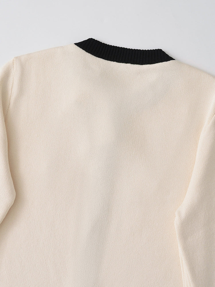 Elegant Women Knitted Cardigan Sweater Blouses - Tophatter Daily Deals