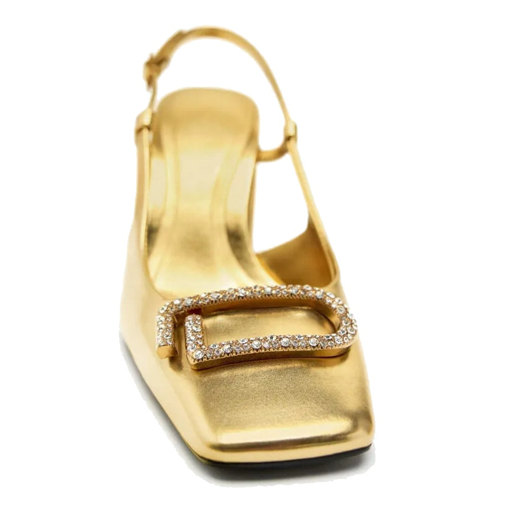 Elegant Women Sling Back Shoes Modern Office Heels heels - Tophatter Daily Deals