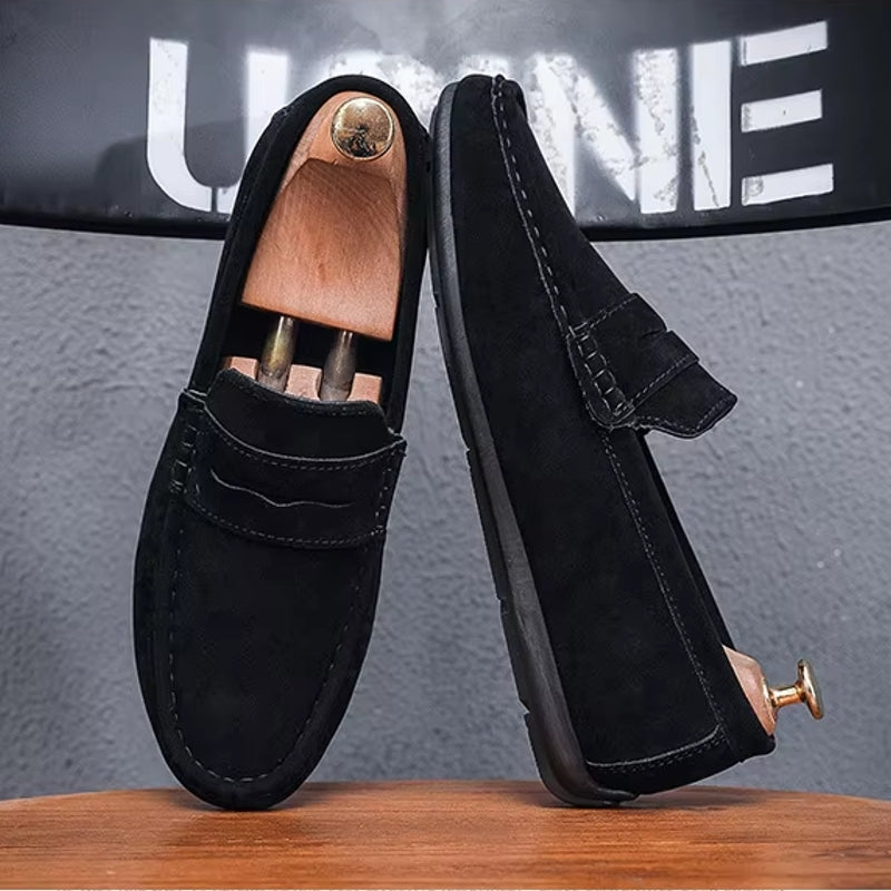 Men Flats Lightweight Driving Shoes Loafers - Tophatter Daily Deals