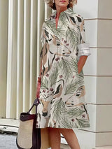 Fashion Street Shirt Midi Dress Sika Deer Midi Dresses - Tophatter Daily Deals