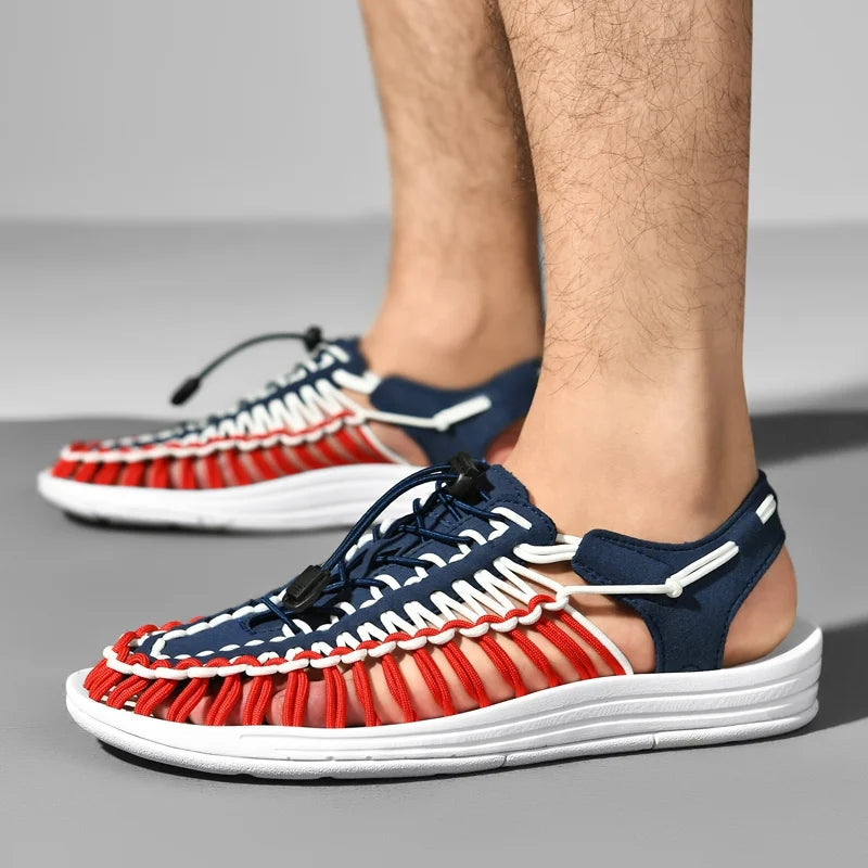 Casual Flat Outdoor Couples Sandals Men Sandals - Tophatter Daily Deals