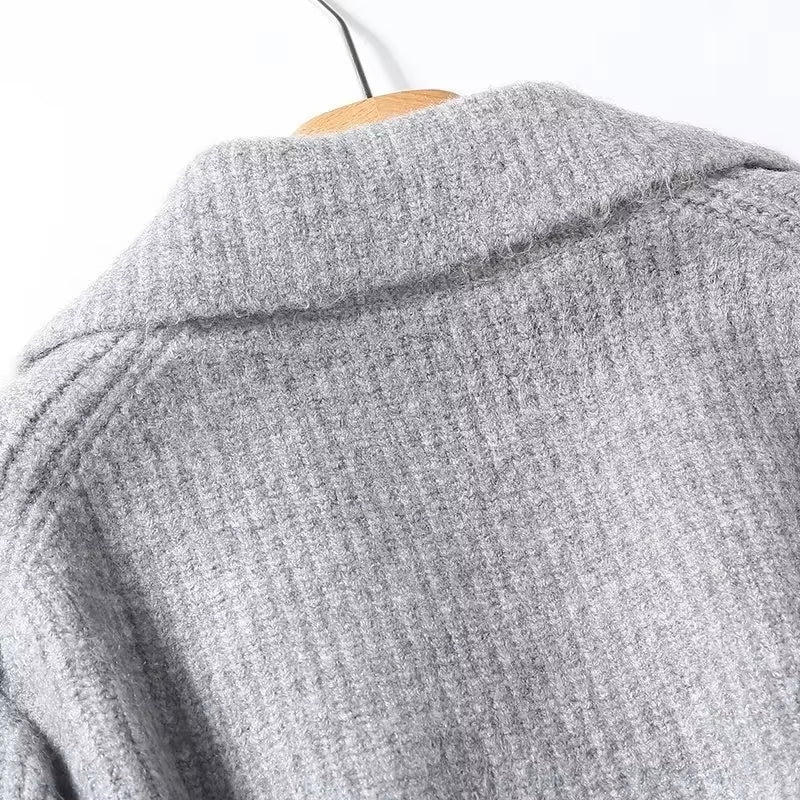 Women Knitted Jackets Winter Outwears Jacket - Tophatter Daily Deals