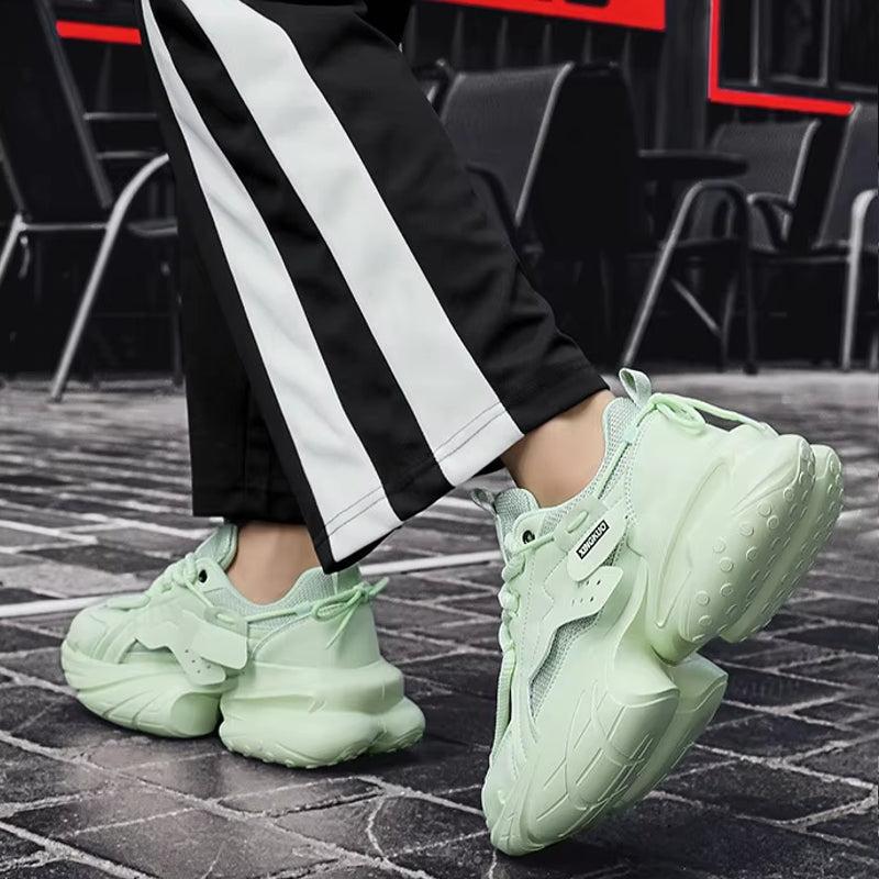 The Rise of Platform Thick Sole Sneakers Men Sneakers - Tophatter Daily Deals