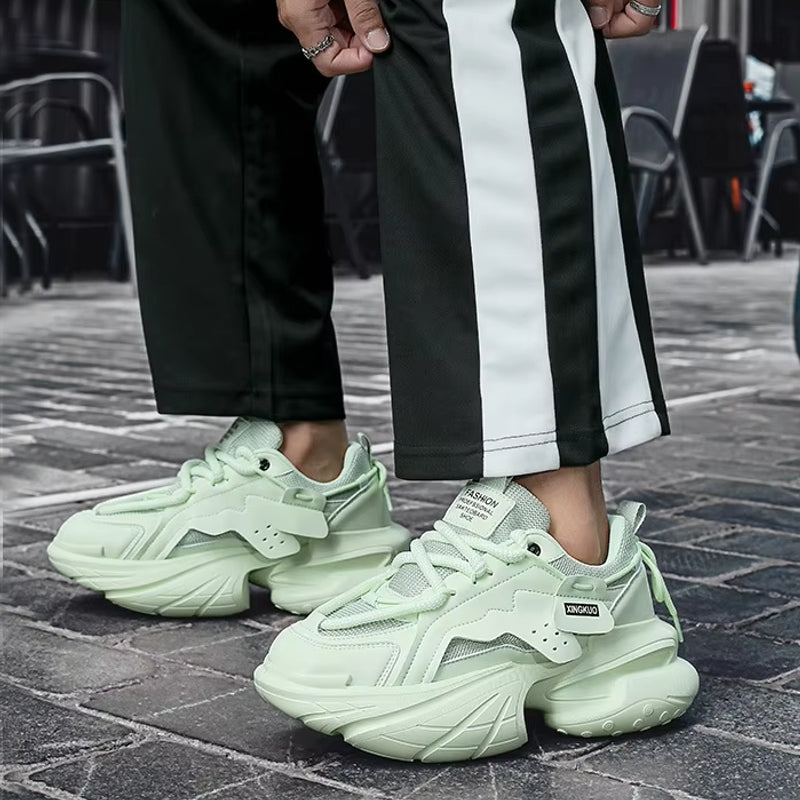 The Rise of Platform Thick Sole Sneakers Men Sneakers - Tophatter Daily Deals