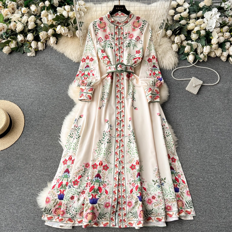 Fashion Bohemian Floral Maxi Dress Maxi Dresses - Tophatter Daily Deals