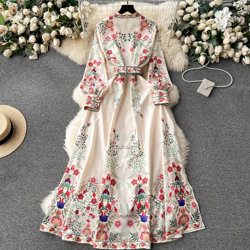 Fashion Bohemian Floral Maxi Dress Maxi Dresses - Tophatter Daily Deals