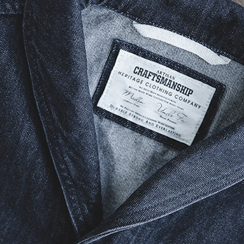 Casual Blue Washed Denim Cloth For Men Men Jackets - Tophatter Daily Deals