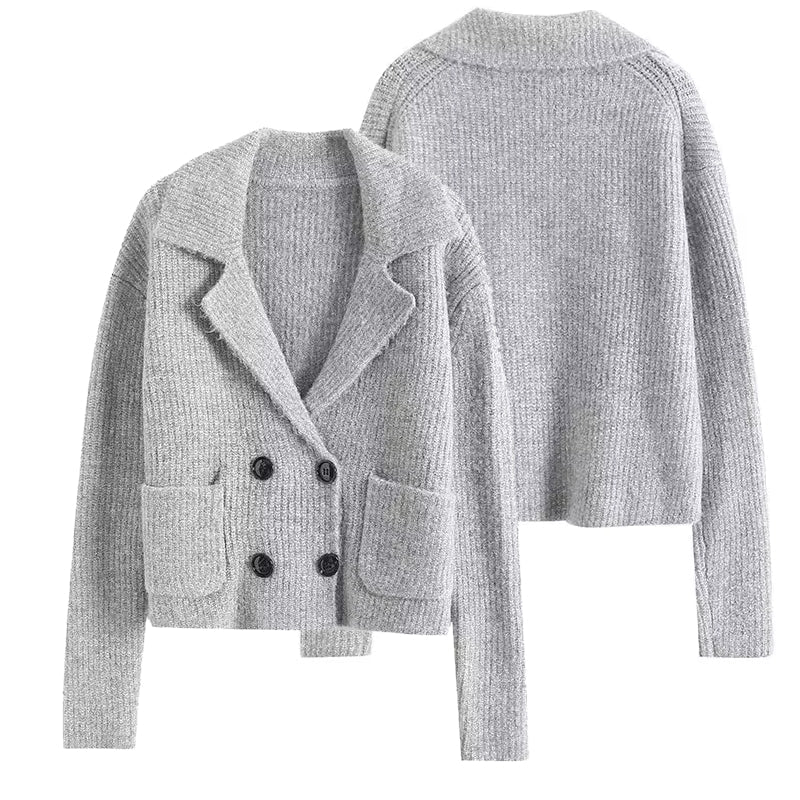 Women Knitted Jackets Winter Outwears Jacket - Tophatter Daily Deals