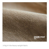 Cotton Solid Chore Coat Paris Buckle Jackets for Men Men's Clothing - Tophatter Daily Deals