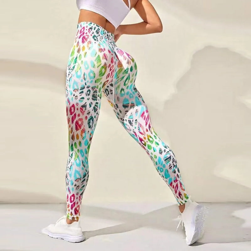Print Tie Dye Sports Leggings Gym Leggings - Tophatter Daily Deals