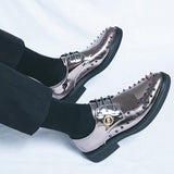 Luxury Designer Shoes Men Couples Dress Shoes Silver Men Dresses Shoes - Tophatter Daily Deals
