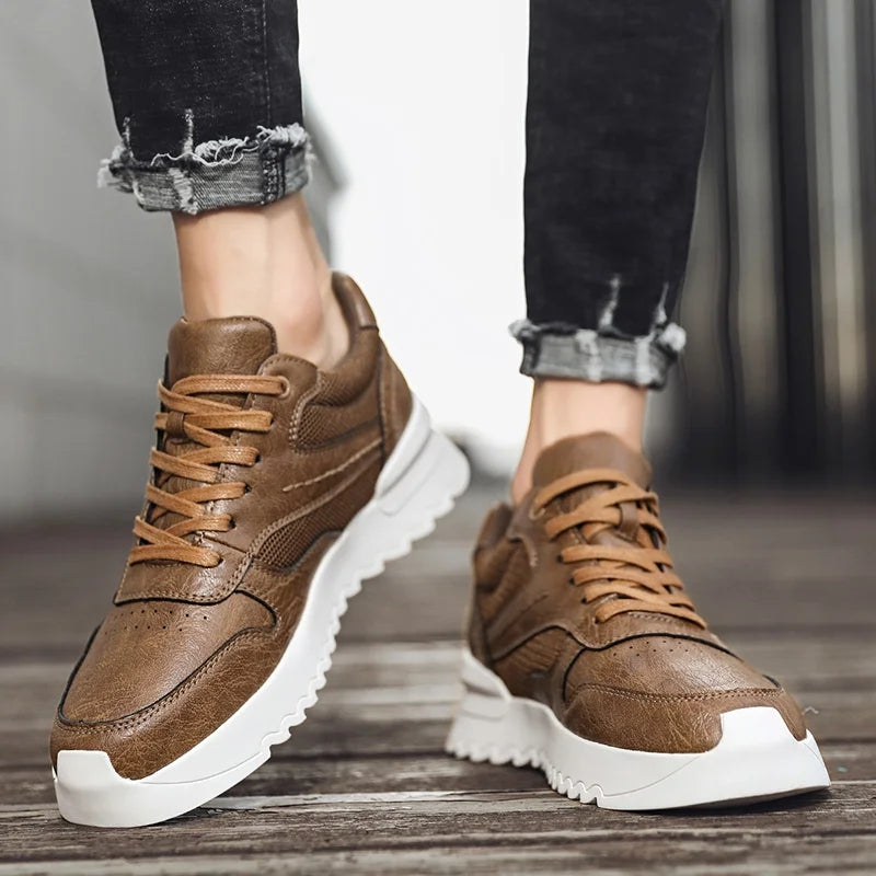 Leisure Fashion Man Elevator Shoes Men Shoes - Tophatter Daily Deals