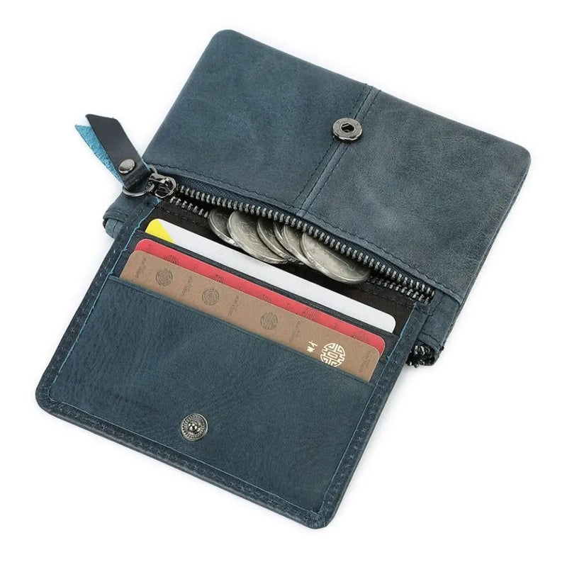 Retro RFID Wallet Small Men Credit ID Card Holder Wallets - Tophatter Daily Deals