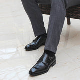 Business Office Brogues Shoes Wedding Dress Shoes for Men Black Men Shoes - Tophatter Daily Deals