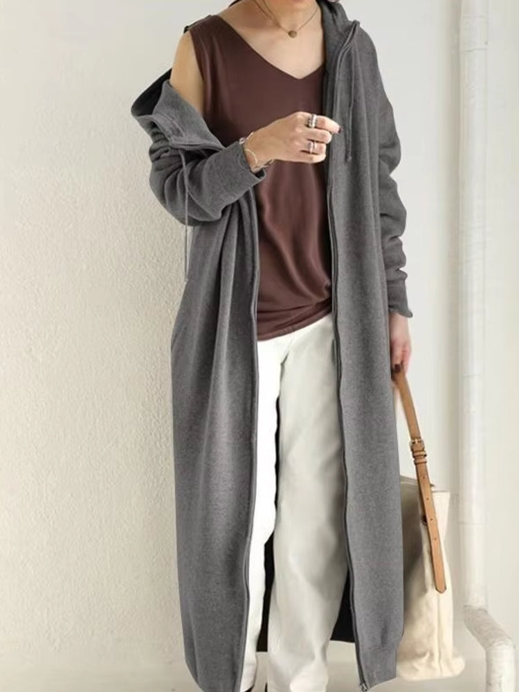 Fashion Hooded Sports Sweatshirt Maxi Dresses - Tophatter Daily Deals