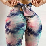 High Waist Sexy Bow Bandage Yoga Pants Leggings - Tophatter Daily Deals