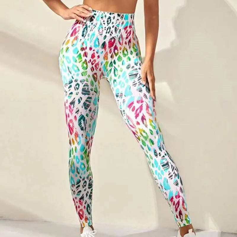 Print Tie Dye Sports Leggings Gym Leggings - Tophatter Daily Deals