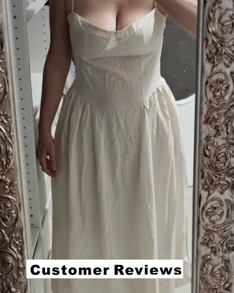 Elegant Events Corset Dress Sexy Strapless Midi Dresses Midi Dresses - Tophatter Daily Deals
