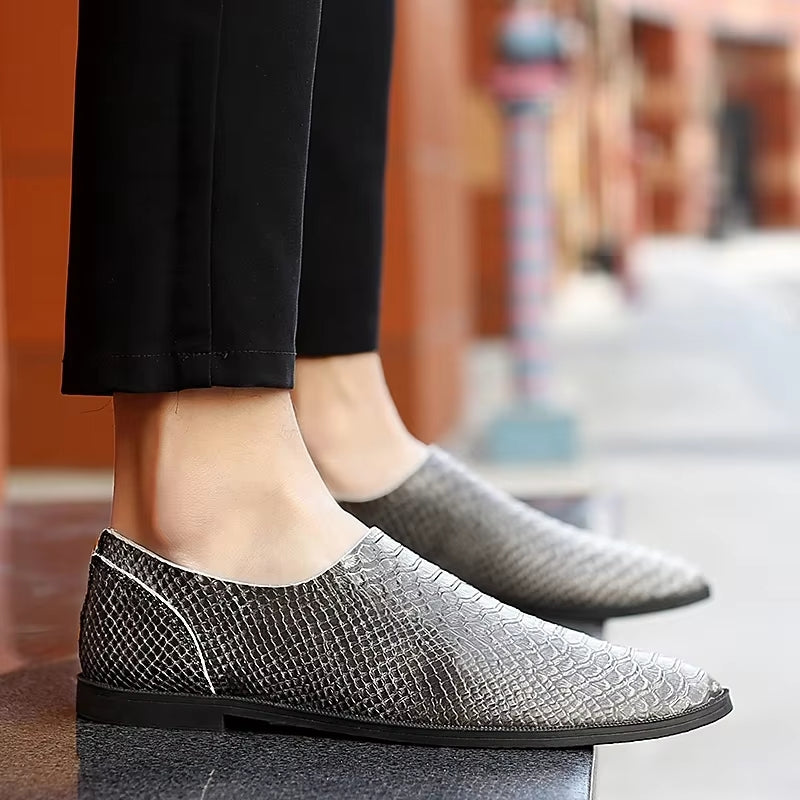 Italian Style Shoes Genuine Leather Men Loafers Men Shoes - Tophatter Daily Deals
